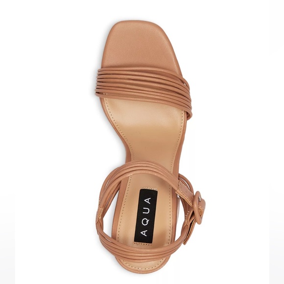 Beautiful AQUA nude Block Heel Platform Heels😍 - Picture 7 of 10